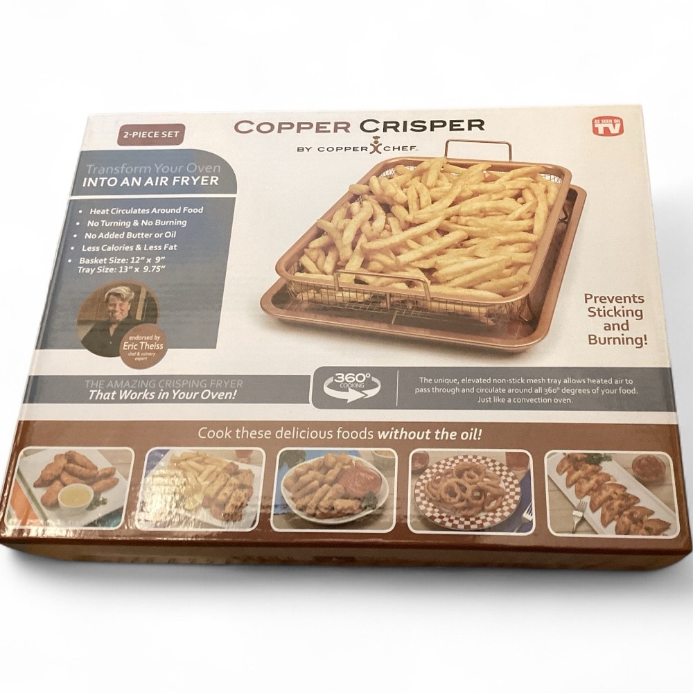 Copper Chef Copper Crisper - Brown